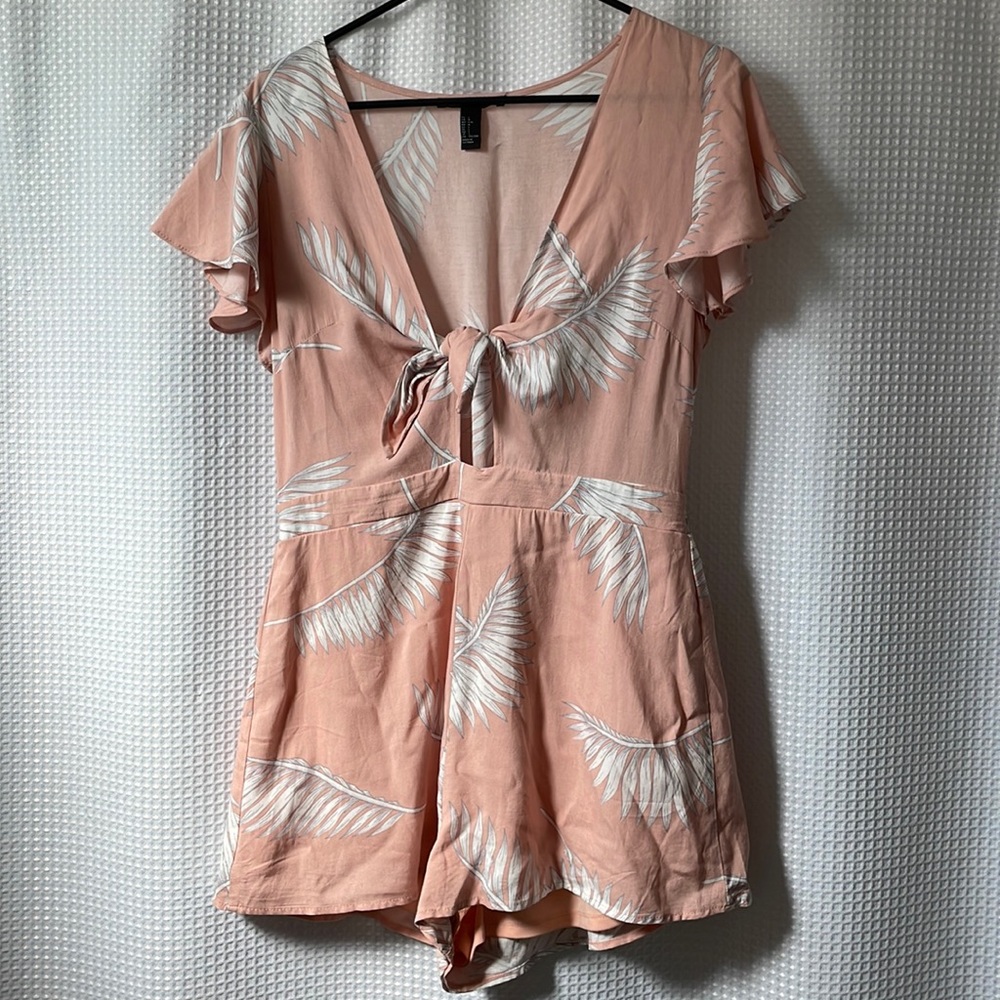 Forever 21 Tropical Print Romper